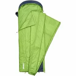 CAMPZ Surfer 3in1 Sleeping Bag anthracite/green -Synthetic Sleeping Bags Shop campz surfer 3in1 sleeping bag anthracite green 3