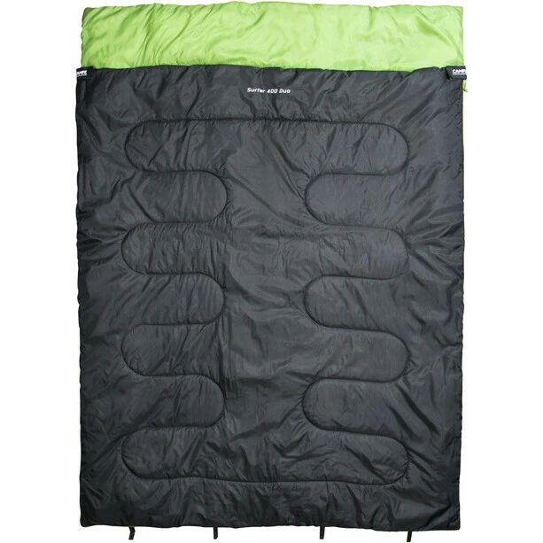 CAMPZ Surfer 400 Sleeping Bag Duo anthracite/green 1 CAMPZ Surfer 400 Sleeping Bag Duo anthracite/green