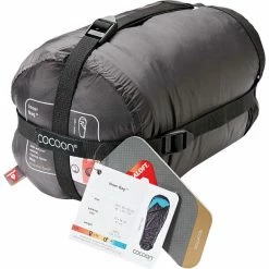 Cocoon Inner Bag Ripstop Nylon/Primaloft espresso/azure -Synthetic Sleeping Bags Shop cocoon inner bag ripstop nylon primaloft right espresso azure 3