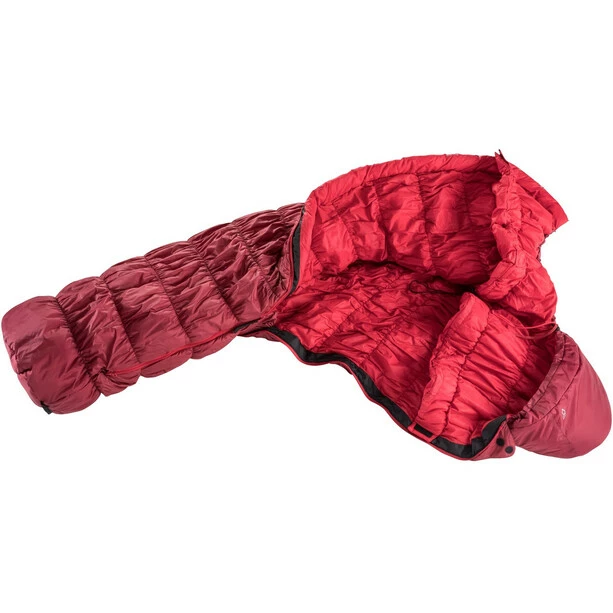 Deuter Exosphere -6° Sleeping Bag Long cranberry/fire 2 Deuter Exosphere -6° Sleeping Bag Long cranberry/fire - Image 2