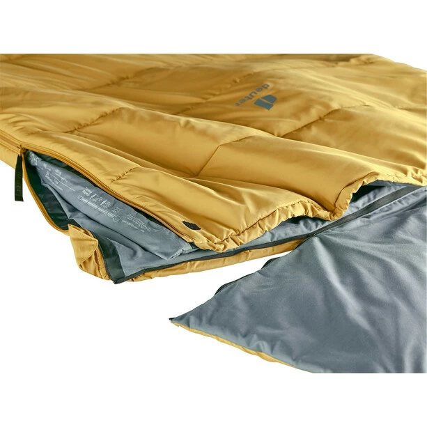 Deuter Orbit SQ +6° Sleeping Bag caramel/teal 4 Deuter Orbit SQ +6° Sleeping Bag caramel/teal - Image 4