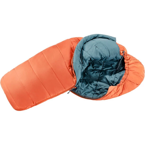 Deuter Starlight Pro Sleeping Bag Kids paprika/slateblue 2 Deuter Starlight Pro Sleeping Bag Kids paprika/slateblue - Image 2