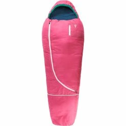 Grüezi-Bag Biopod Wool World Traveller Sleeping Bag Kids claret red