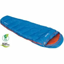 High Peak Comox Sleeping Bag lightblue/orange