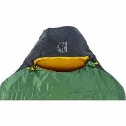 Nordisk Gormsson +10° Curve Sleeping Bag M artichoke green/mustard yellow/black -Synthetic Sleeping Bags Shop nordisk gormsson 10 curve sleeping bag m artichoke green mustard yellow black 4