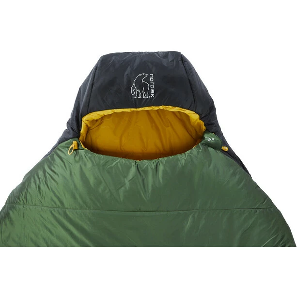 Nordisk Gormsson -2° Egg Sleeping Bag XL artichoke green/mustard yellow/black 5 Nordisk Gormsson -2° Egg Sleeping Bag XL artichoke green/mustard yellow/black - Image 5