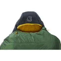Nordisk Gormsson +4° Curve Sleeping Bag L artichoke green/mustard yellow/black -Synthetic Sleeping Bags Shop nordisk gormsson 4 curve sleeping bag l artichoke green mustard yellow black 4