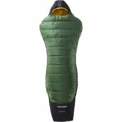 Nordisk Gormsson +4° Curve Sleeping Bag XL artichoke green/mustard yellow/black