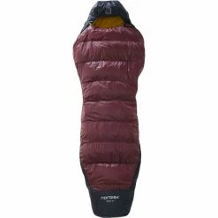 Nordisk Oscar +10° Curve Sleeping Bag L rio red/mustard yellow/black