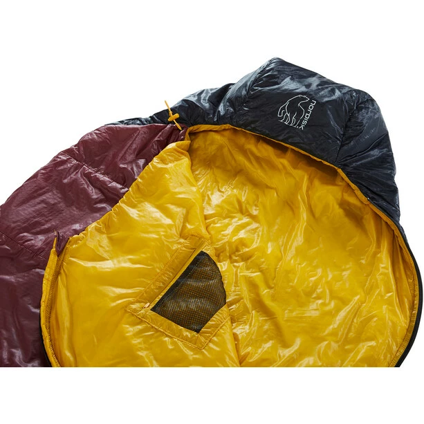 Nordisk Oscar +10° Mummy Sleeping Bag M rio red/mustard yellow/black 4 Nordisk Oscar +10° Mummy Sleeping Bag M rio red/mustard yellow/black - Image 4