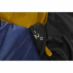 Nordisk Puk -2° Curve Sleeping Bag M true navy/mustard yellow/black -Synthetic Sleeping Bags Shop nordisk puk 2 curve sleeping bag m true navy mustard yellow black 6