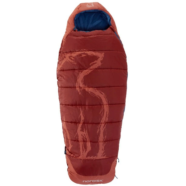 Nordisk Puk Junior Sleeping Bag 130-170cm Kids sundried tomato 1 Nordisk Puk Junior Sleeping Bag 130-170cm Kids sundried tomato
