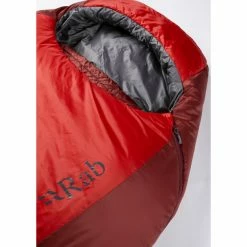 Rab Solar Eco 3 Sleeping Bag Regular Women ascent red