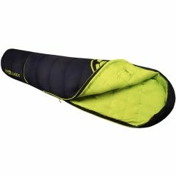 TROLLKIDS Fjell Dreamer II Sleeping Bag Extendable Kids dark navy/lime -Synthetic Sleeping Bags Shop trollkids fjell dreamer ii sleeping bag extendable kids dark navy lime 3