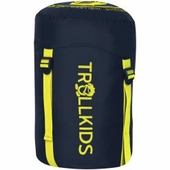 TROLLKIDS Fjell Dreamer II Sleeping Bag Extendable Kids dark navy/lime -Synthetic Sleeping Bags Shop trollkids fjell dreamer ii sleeping bag extendable kids dark navy lime 6