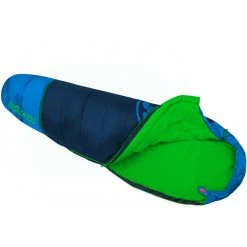 TROLLKIDS Fjell Dreamer Sleeping Bag Extendable Kids navy/medium blue/green -Synthetic Sleeping Bags Shop trollkids fjell dreamer sleeping bag extendable kids navy medium blue green 3