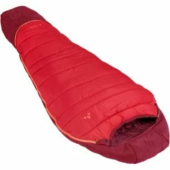 VAUDE Kobel Adjust 500 Syn Sleeping Bag Youth dark indian red